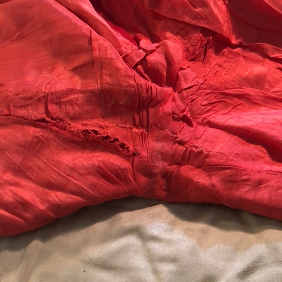 Arin Couture Ltd. Red leather vintage pants sz18/ lined/not hemmed/high waisted - Picture 11 of 15